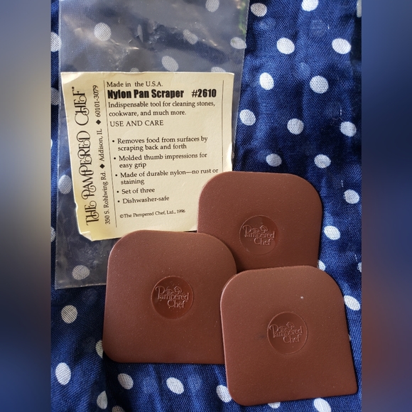 Pampered Chef Kitchen New Pampered Chef Set Of 3 Nylon Pan Scrapers
